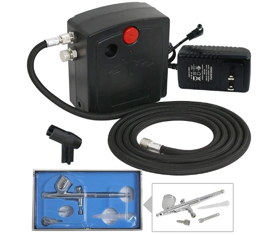 Mini Airbrush Compressor Set