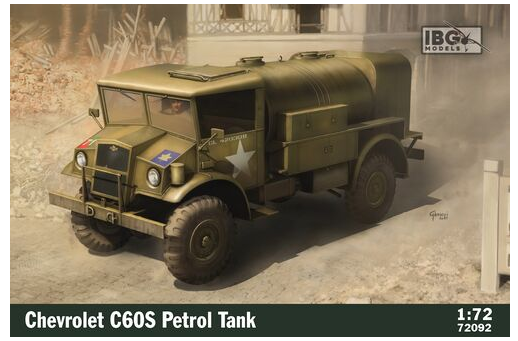 Chevrolet C60S Petrol Tank Modelbouw