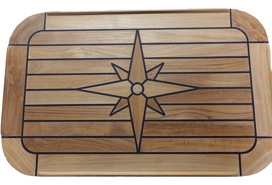 Dienblad Boot Met Print