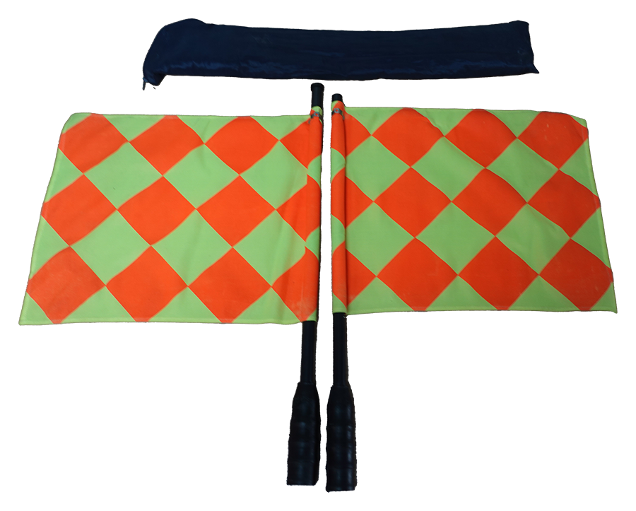 Scheidsrechter vlaggen (2 stuks)