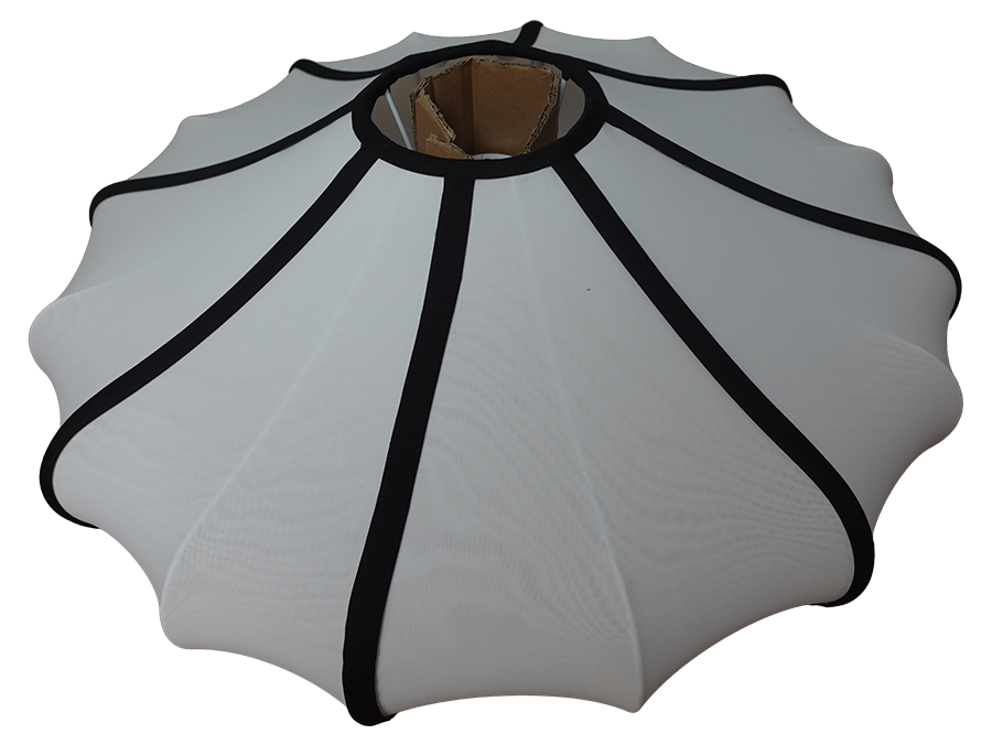 Margaux Pendant (Wit/Zwart)