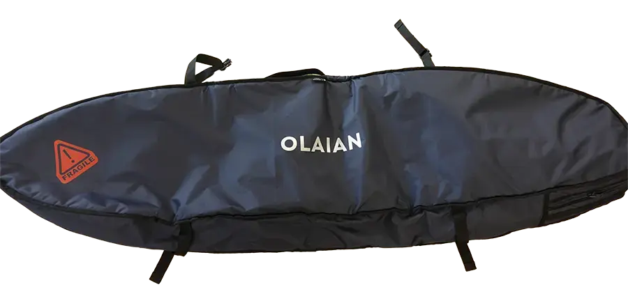 Olaian Surfboard Tas (Blauw/Zwart)
