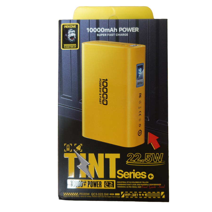 WEKOME WP-381 Tint Series - Super Fast Charging Powerbank