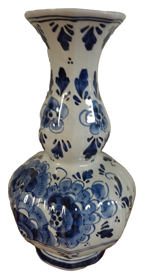Delfts Blauw Vaasje Handgeschilderd